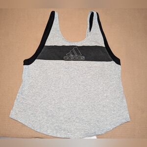 Light gray Adidas tank top